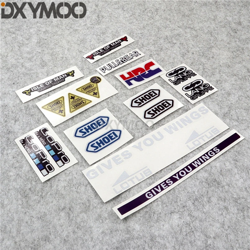 STYLING STYLING Vinyl Decal Racing Helma Lens Sticker pre vám dajte krídla HRC Isle of Man Pull Bear