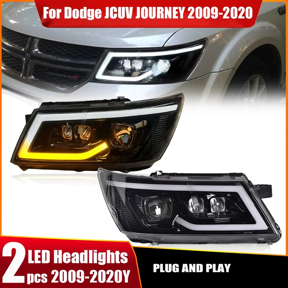 Stylingový lampa pre Dodge JCUV Journey Rightlights 2009-2020 cesta LED DRL Freemont Angel Eye BI XENON BEAM Príslušenstvo