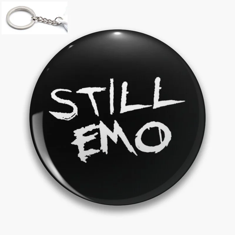stále emo pin kľúčové sponky darček prívesok darček Populárne kľúčové prstene Keychains