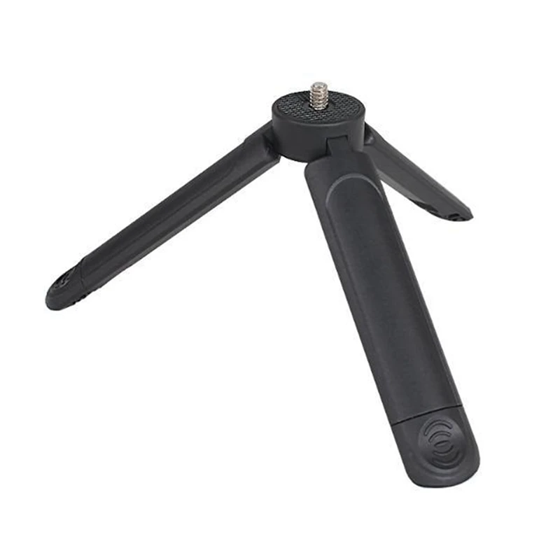 Stánok Tabletop Statíd s 1/4 skrutkovacím držiakom Mini Foloble prenosný stolný statív pre fotoaparát smartfónov pre nahrávanie videa