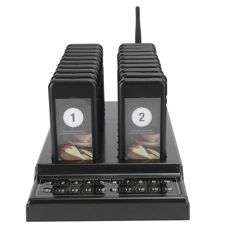 SU-68G reštaurácia Pager Wireless Celement System 20 Kanál reštaurácie Čašník Pager For Cafe