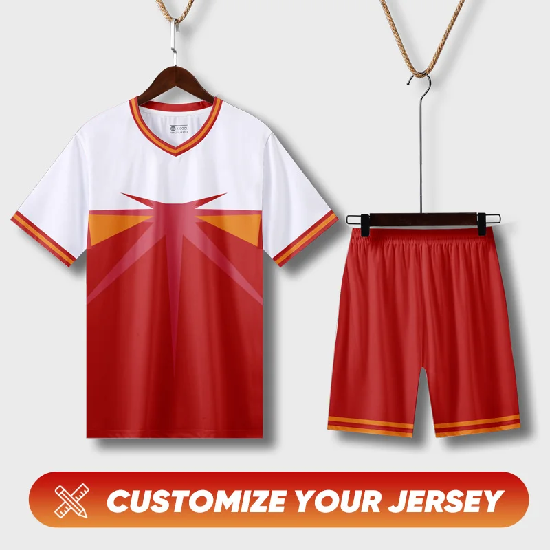 Sublimácia Custom Men Lacné futbalové košeľové futbalové tímy Uniforma priedušného čierneho a žltého futbalového dresu s číslom WO-X1403