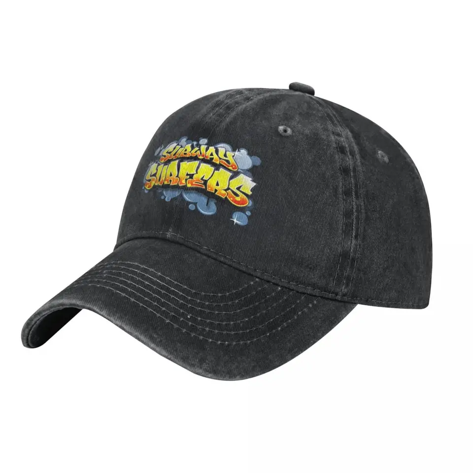 Subway Surfers Baseball Cap Video hra Outdoor Sports Wholesale Hip Hop Dad Hats Pár Ženy Slnko ochrana Snapback čiapka