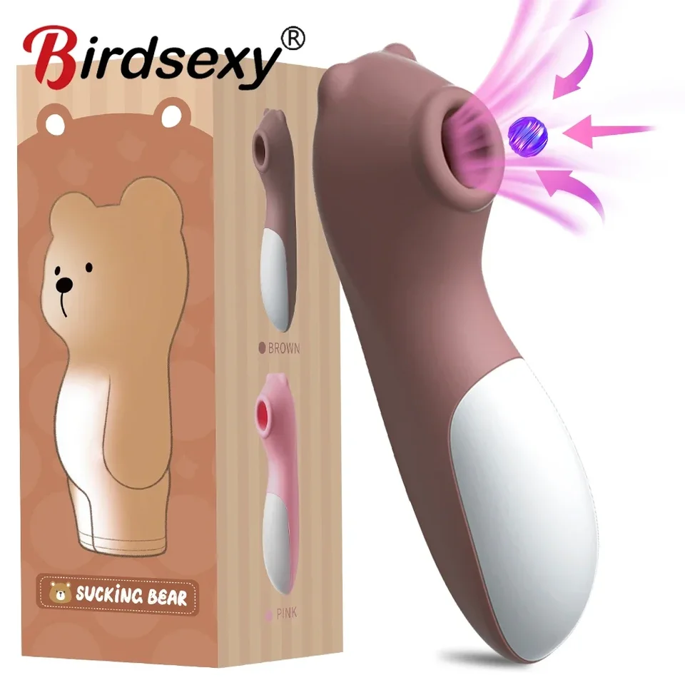 Sucker Clitoris Suging Vibrátor Žena Clitors Biploty Orálna vákuová stimulátor Maságer sexuálne hračky Dospelý tovar pre ženy masturbátory