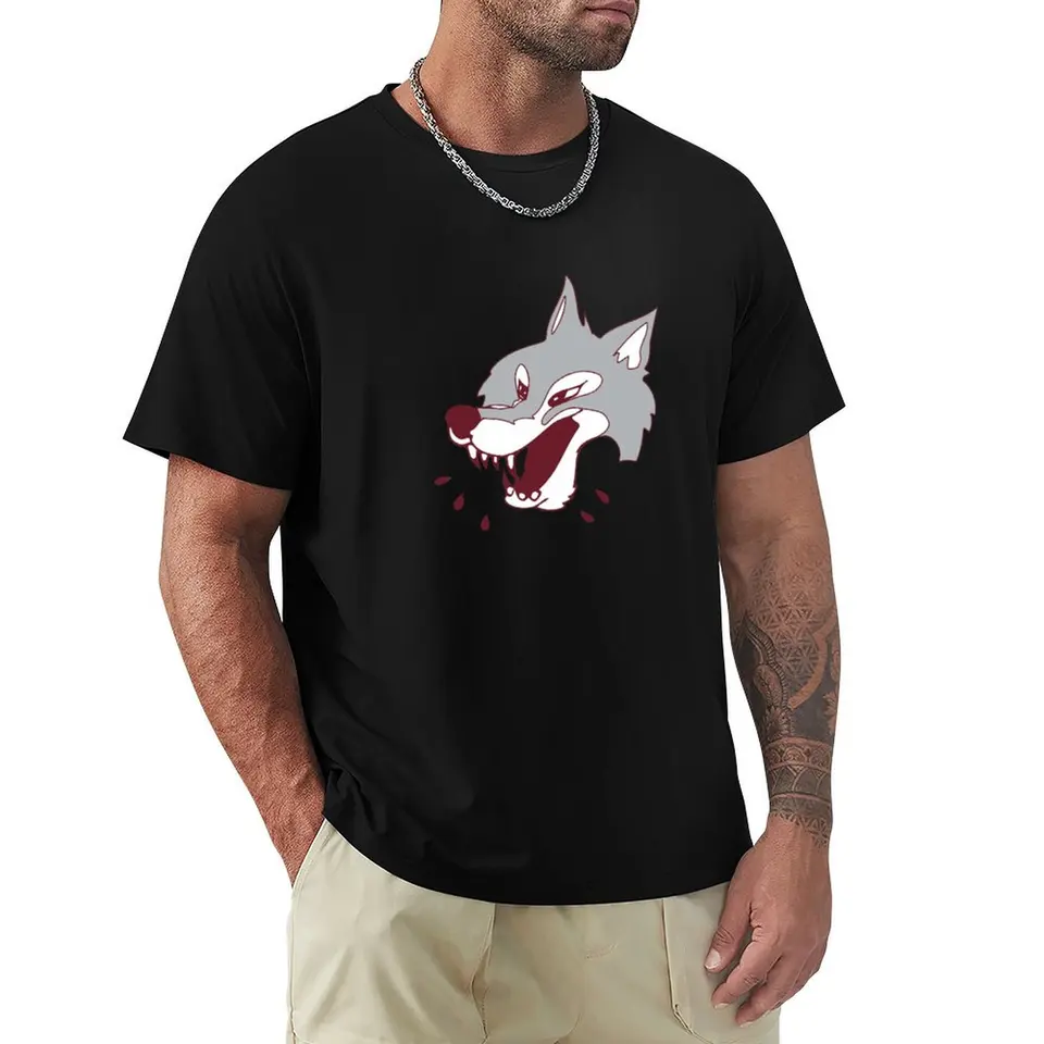 Sudbury Wolves Tričko Anime oblečenie Blanks s nadmerne vysokými fit tričká pre mužov
