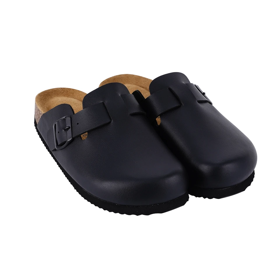 Sufu Hot Saf Cork Mules papuče pre ženy módne kožené dreváky topánky klasické korkové antislip vonkajšie papuče