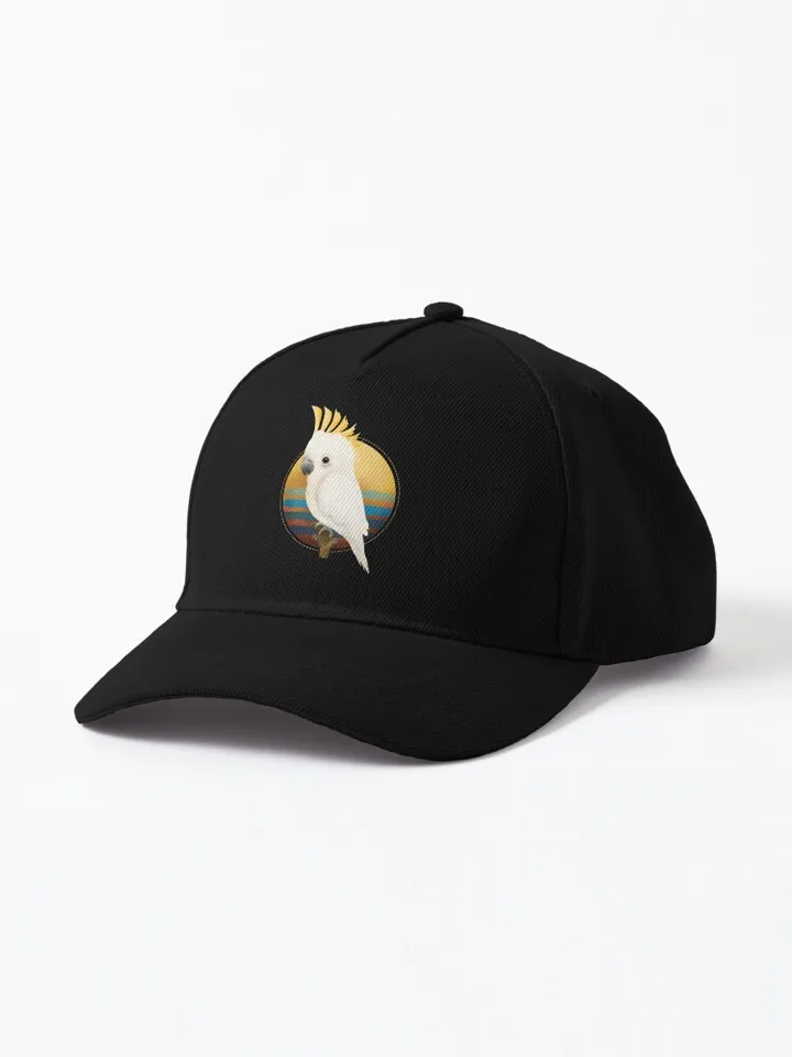 Sulphur Crested Cockatoo Cap for Women Men Hip Hop Cap Street Baseball Hat Nový módny klobúk