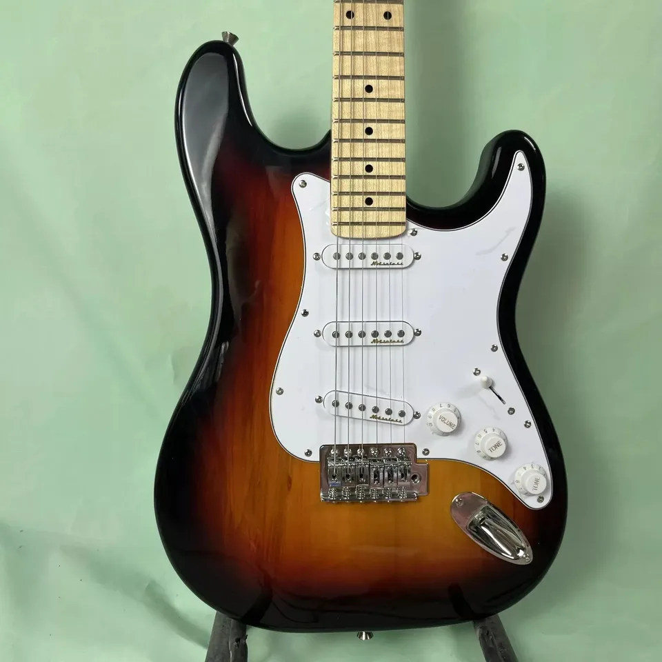 Sunburst St Guitar SSS Pickup Maple hmatníka Rýchle dodanie