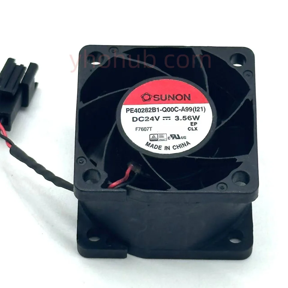 Sunon PE40282B1-Q00C-A99 DC 24V 3,56W 40x40x28mm 2-vodičový server chladiaci ventilátor