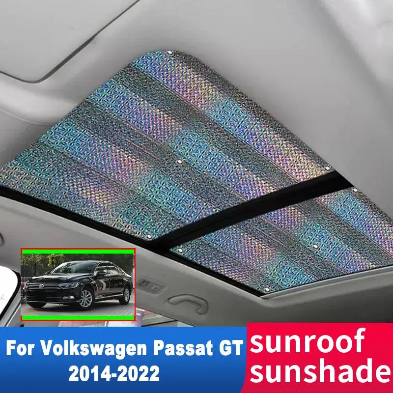 Sunshade Sunshade pre volkswagen VW Passat GT 2014-2022 Automatické príslušenstvo 2x strešná slnečná izolácia proti tepelnej izolácii proti UV čelnému sklu