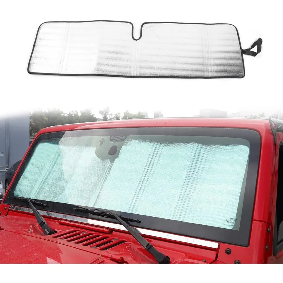 Sunshiel Sunshade Sunshade Sunshade Rat Mat pre Jeep Wrangler TJ JK JKU Rubicon Sahara X Sport 1996-2018