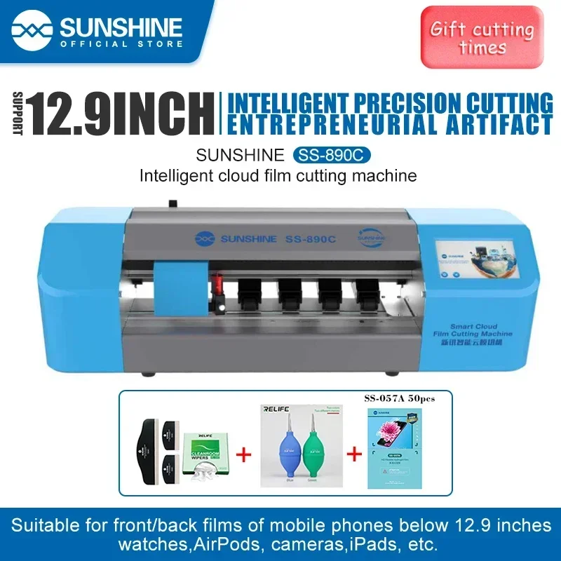 Sunshine SS-890C Automatické inteligentné zariadenie na rezanie hydrogélového filmu WiFi Bluetooth DIY