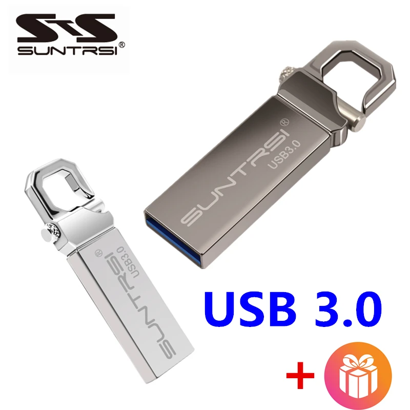 SUNTRSI USB 3.0 Flash Drive 128 GB Prenosný kov Pendrive 32 GB 64 GB USB3. 0 64 GB Water ProofUsb Stick Drive Drive Flash USB Disk