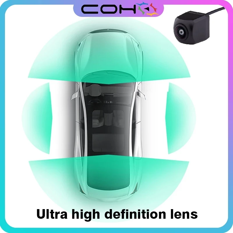 Super 3D Panoramatická kamera 360 stupňov SUV Car Bird Eye Ocrsores Parking Parking Monitor DVR Systém AHD VGA HDMI Výstupná podpora WDR