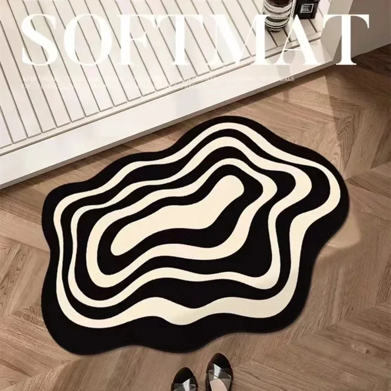 Super absorbentná kúpeľňa rohož nekĺzavej diatom bahennej toaletnej podložky s rýchlym sušením podlahovou rohožou domáca kúpeľ