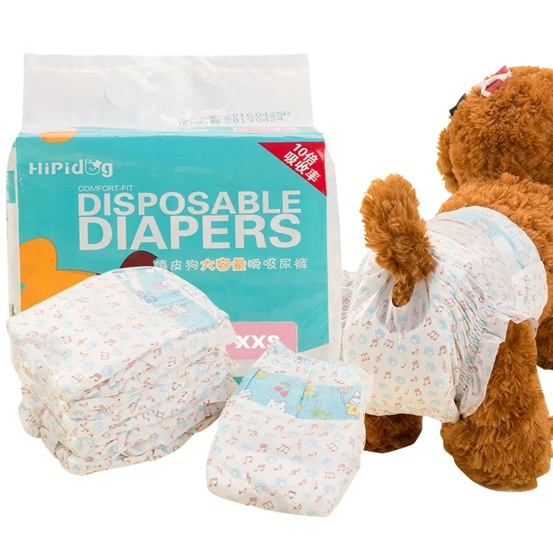 Super absorpcia samica psie plienky Pet menštruačné fyziologické nohavice Netesné plienky nohavice priedušné šteniatko krátke plienky