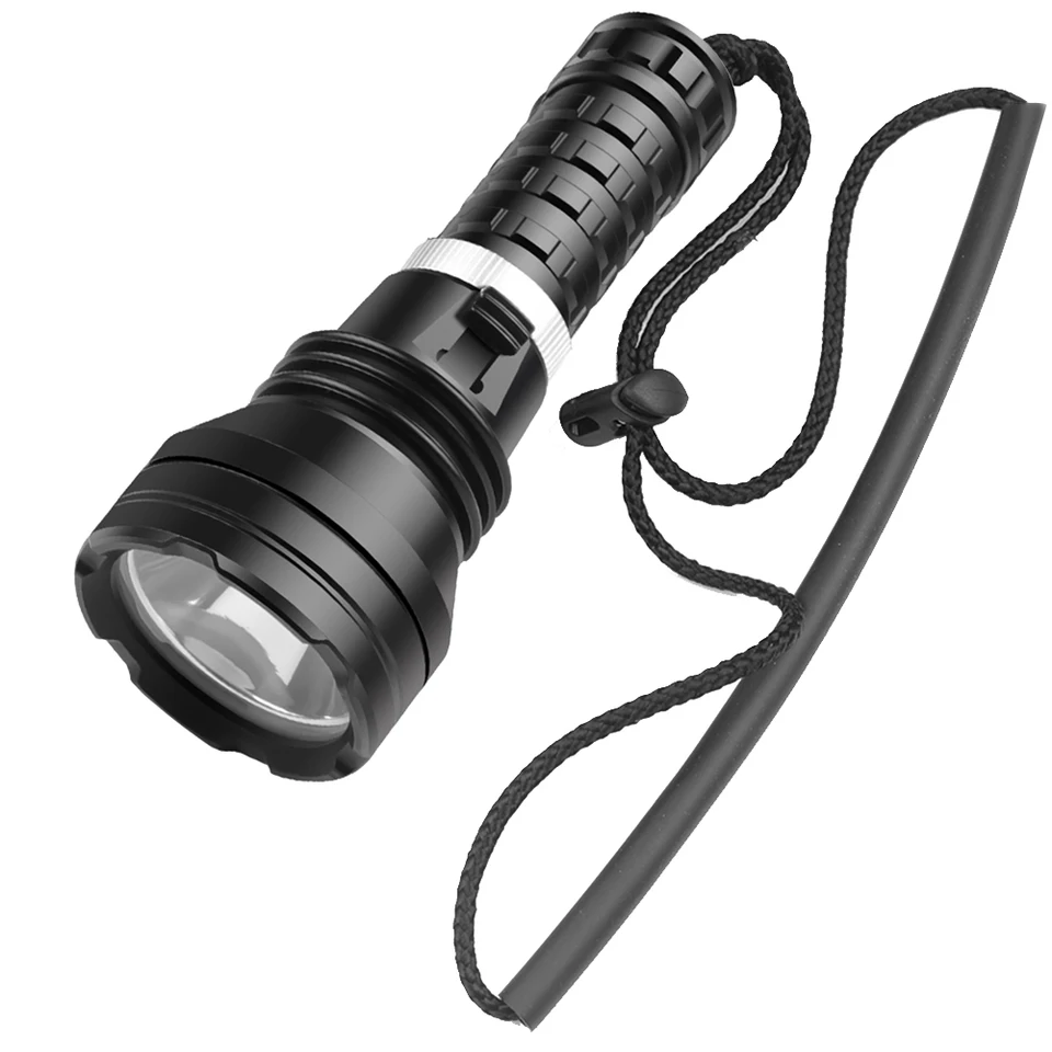Super Bright XHP70 LED potápačská baterka pod vodou prenosná lampa