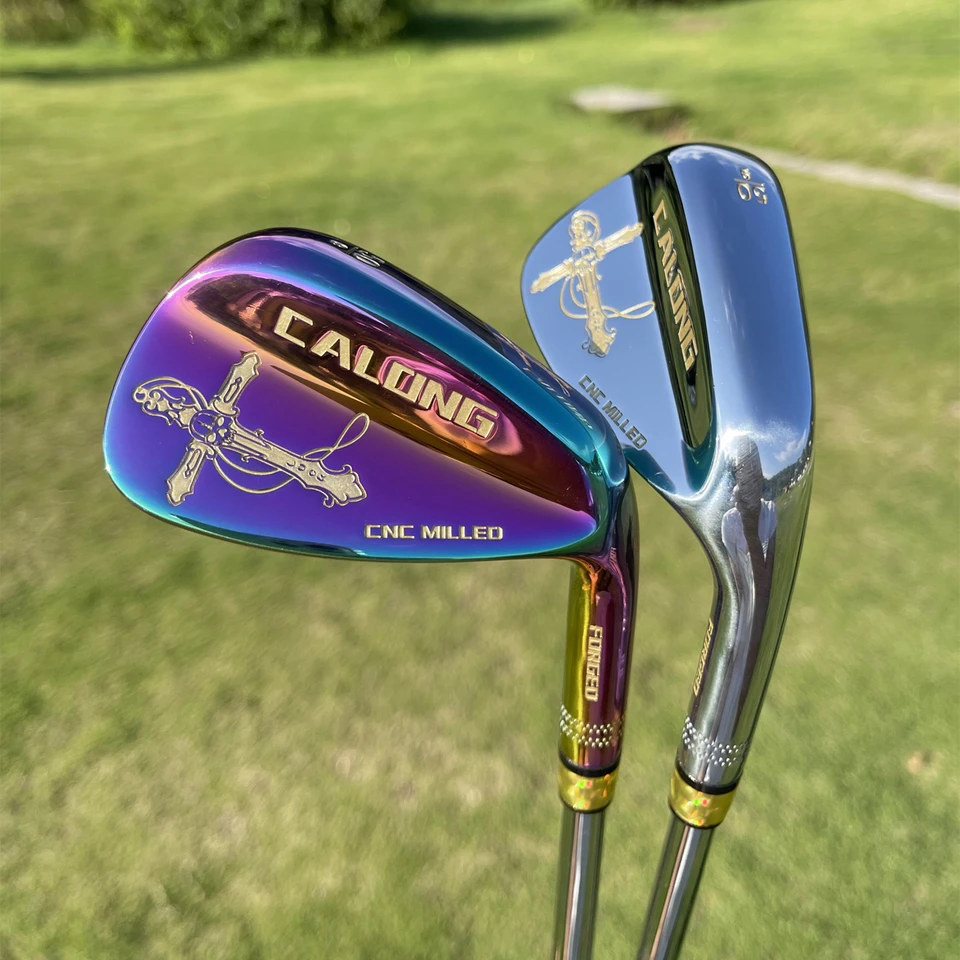 Super Calong Cross Forged Golf Wlines 48 50 52 54 56 58 60 DEGEE so stuhnutým ohybovým oceľovým hriadeľom CNC frézované rys RH Sand Wedge