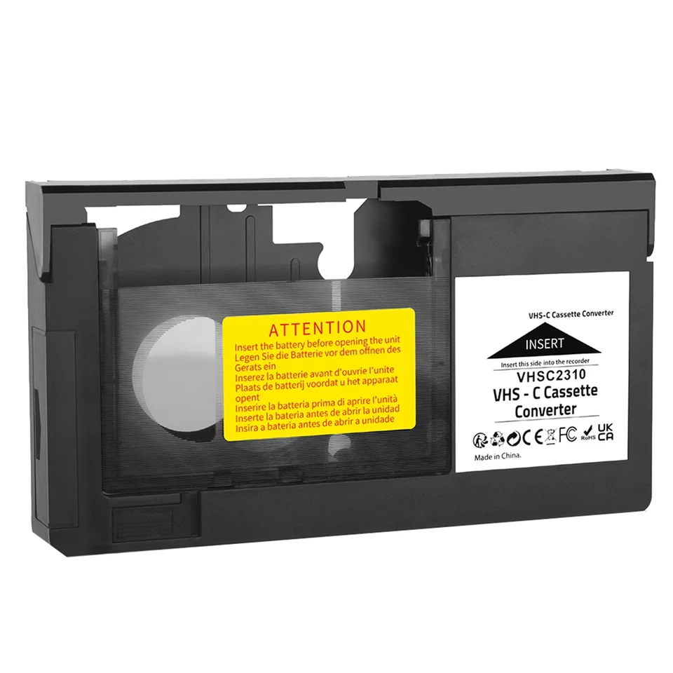 Super Deals VHS-C Cassette Converter pre JVC pre RCA pre Panasonic VHS na VHSC SVHS-C Cassette Adapter nie pre 8 mm/minidv/hi8