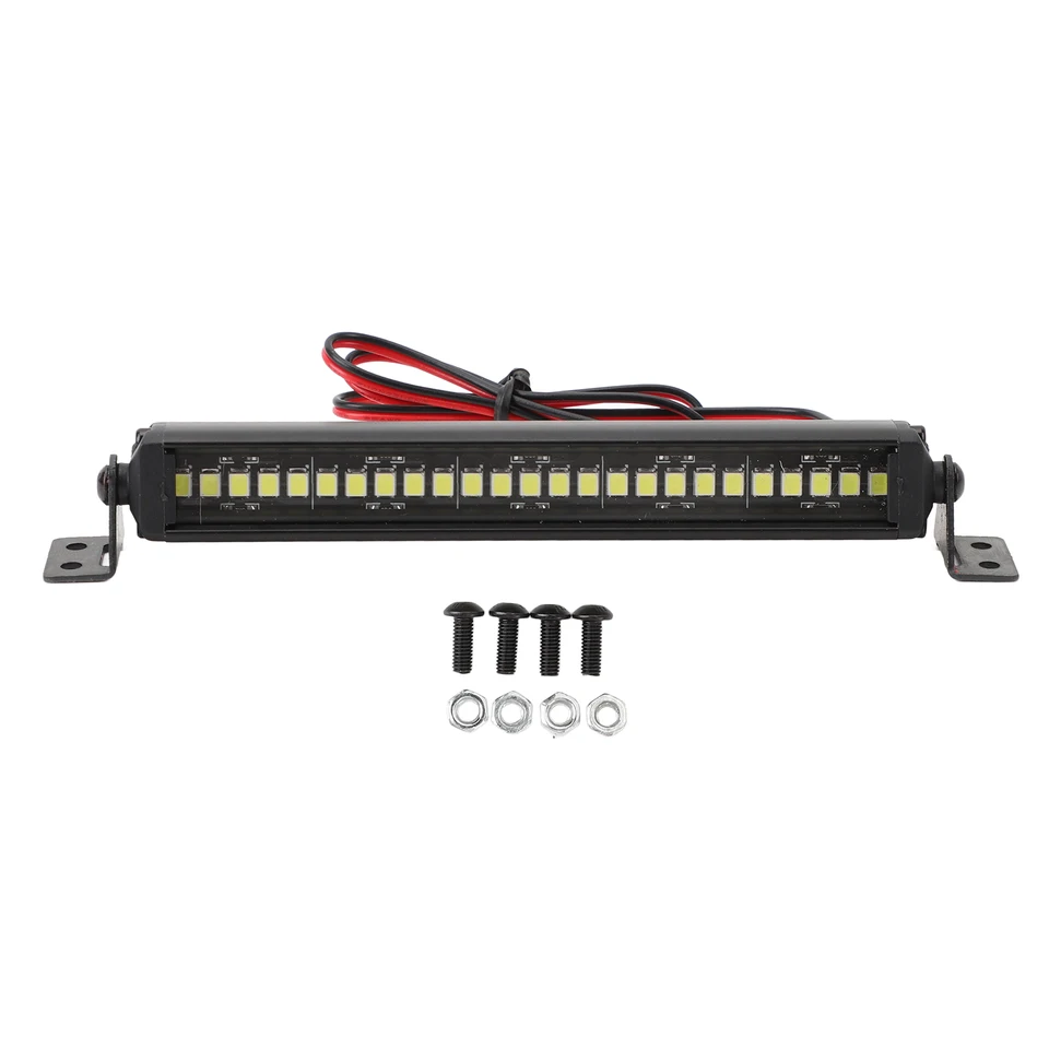 Super jasná RC LED svetlá strecha LED lampa LED 25LED Svetelná lišta pre 1/10 RC Crawler CAR pre axiálne SCX10 RC Strešné svetlo