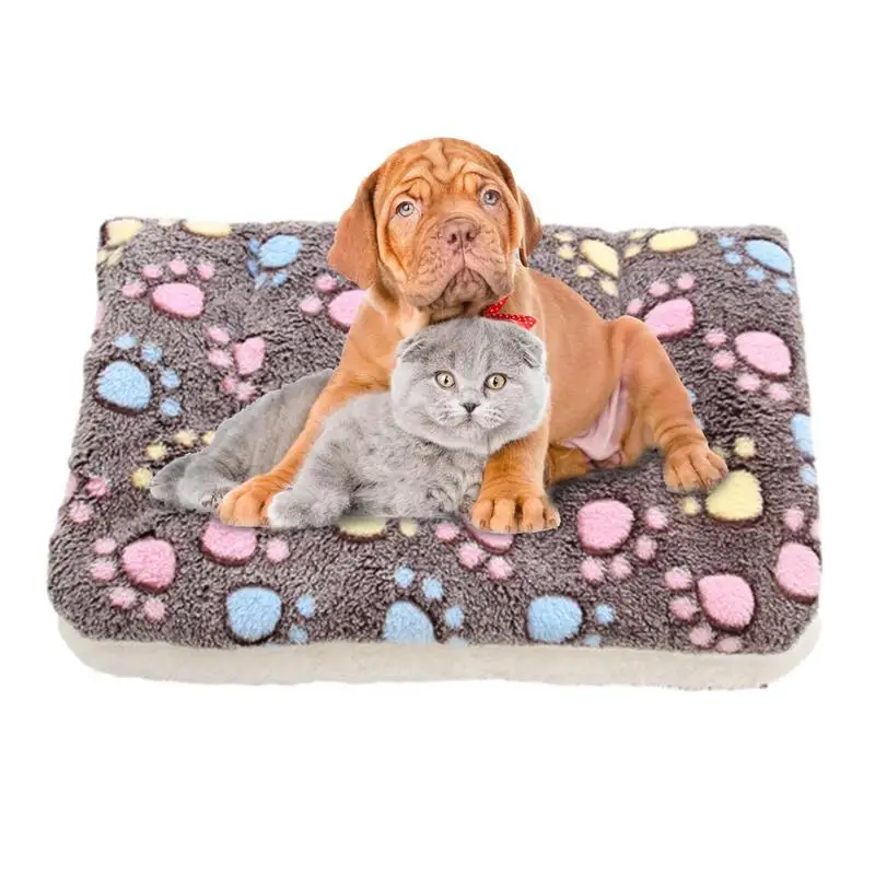 Super mäkká roztomilá mačka prikrývka maznák spánok spanie mat pre psie posteľ Fluffy maznáčik prikrývka flanel hodte teplé maznáčik