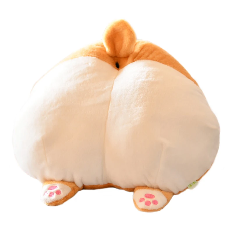 Super roztomilé sexy corgi psa hip do zadku plyšové vankúše a rukové ohrievače karikatúry plnené zvieratá Corgi Buttocks Cushions Detské hračky Darčeky