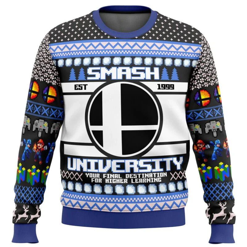 Super Smash Bros Merry Smashmas Škaredý vianočný darček