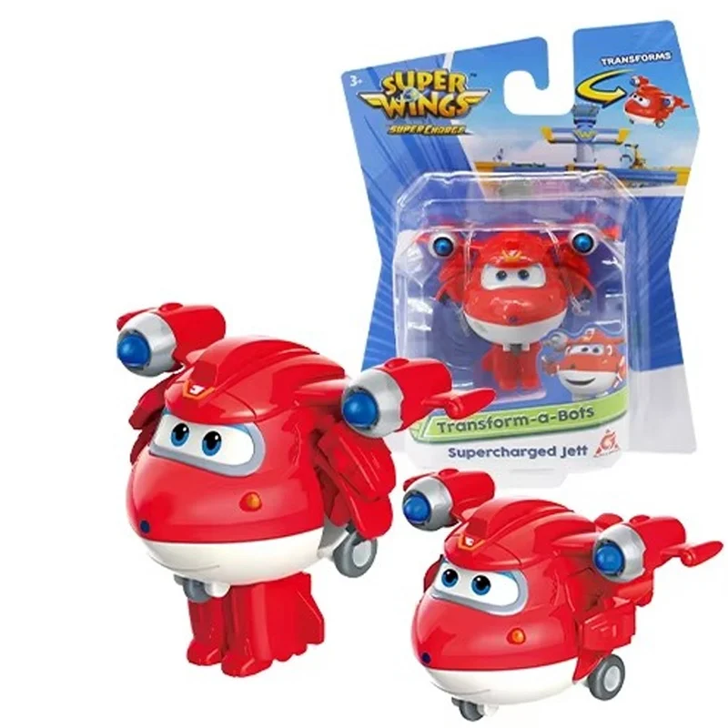Super Wings Scale Mini Transformácia anime deformácie lietadla Robot Action Obrázky 36 typov Transformačné hračky pre detské darčeky