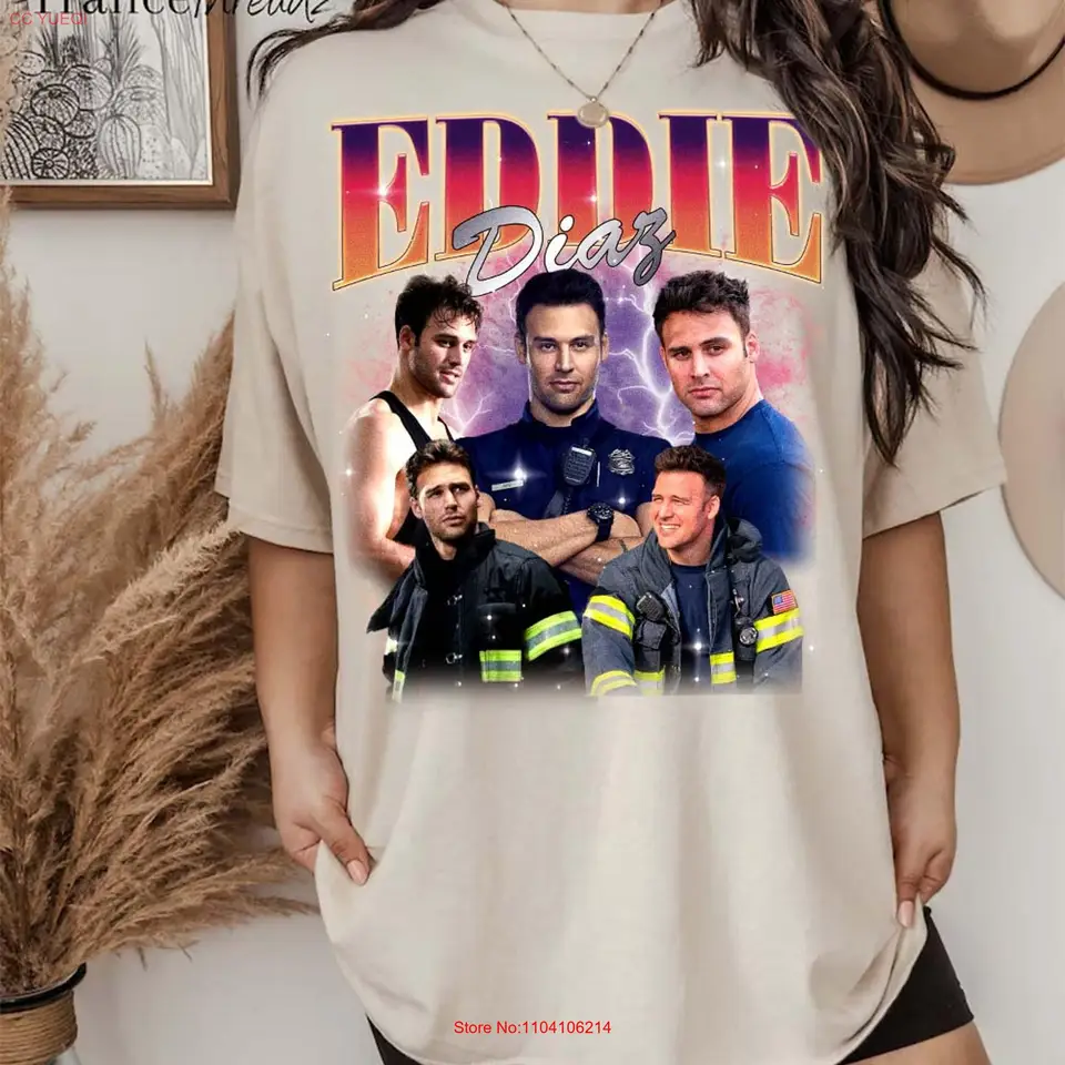Super čerstvé nové prílety Eddie Diaz T Tričko poctu 90. roky potu film pre ženy a mužov dlhé alebo krátke rukávy