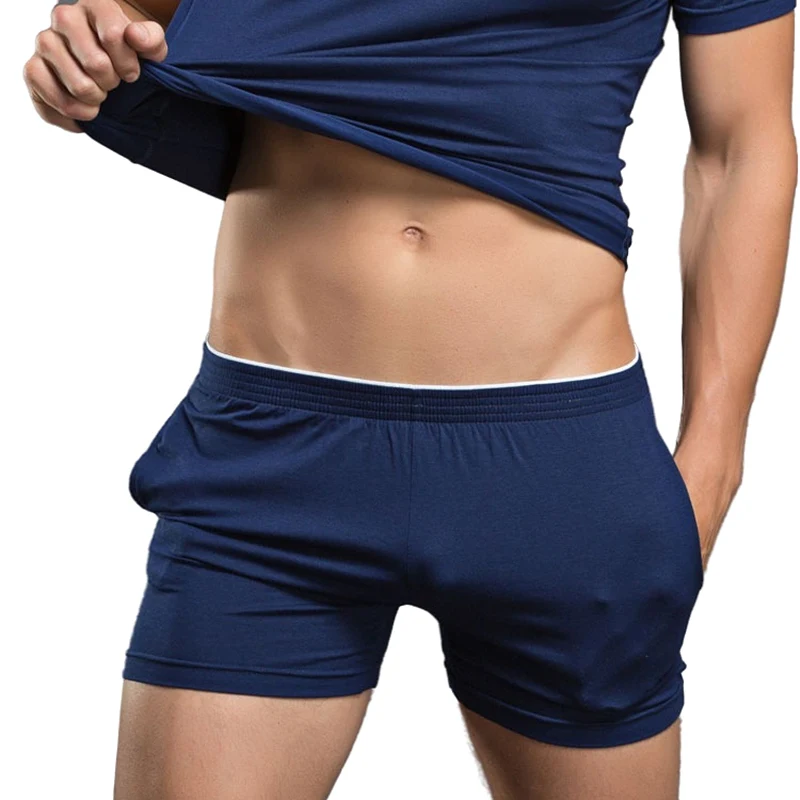 Superbody priedušné mužské spodné prádlo šortky muži Men pyžamy mäkké pohodlné kraťasy Men Boxers Lounge Sleep