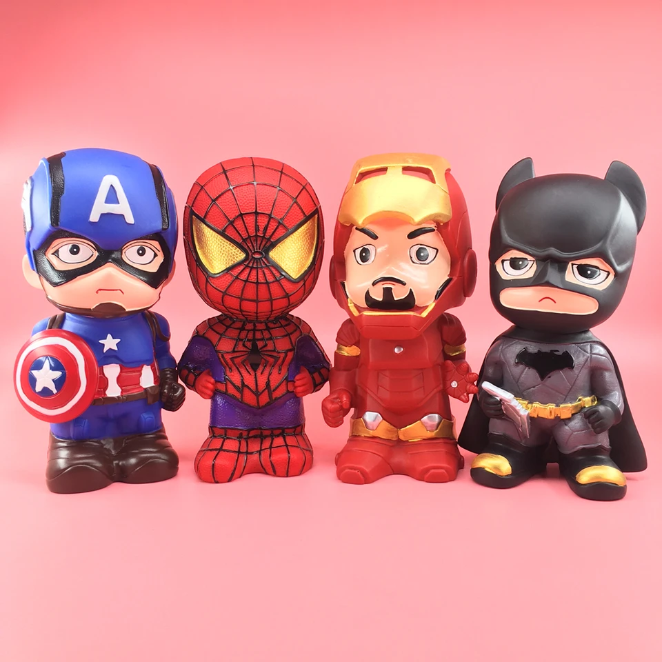 Superhrdina Spiderman Piggy Bank for Kids Boys Birthday Darček Hračky Detské papierové mince bezpečné bankovníctvo Karika