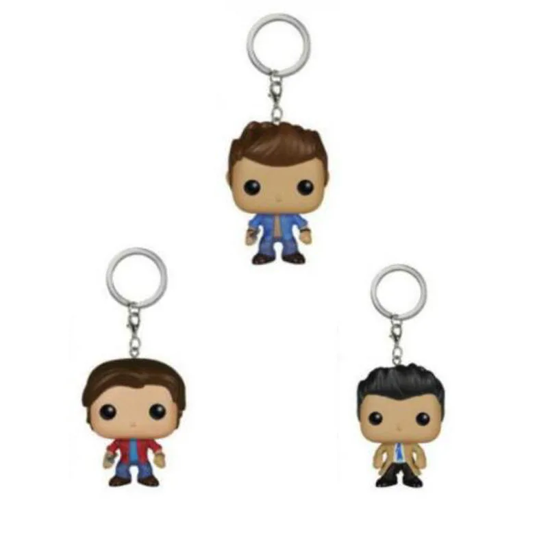 Supernatural Dean Castiel Sam Vinyl Keychain akčná figúrka