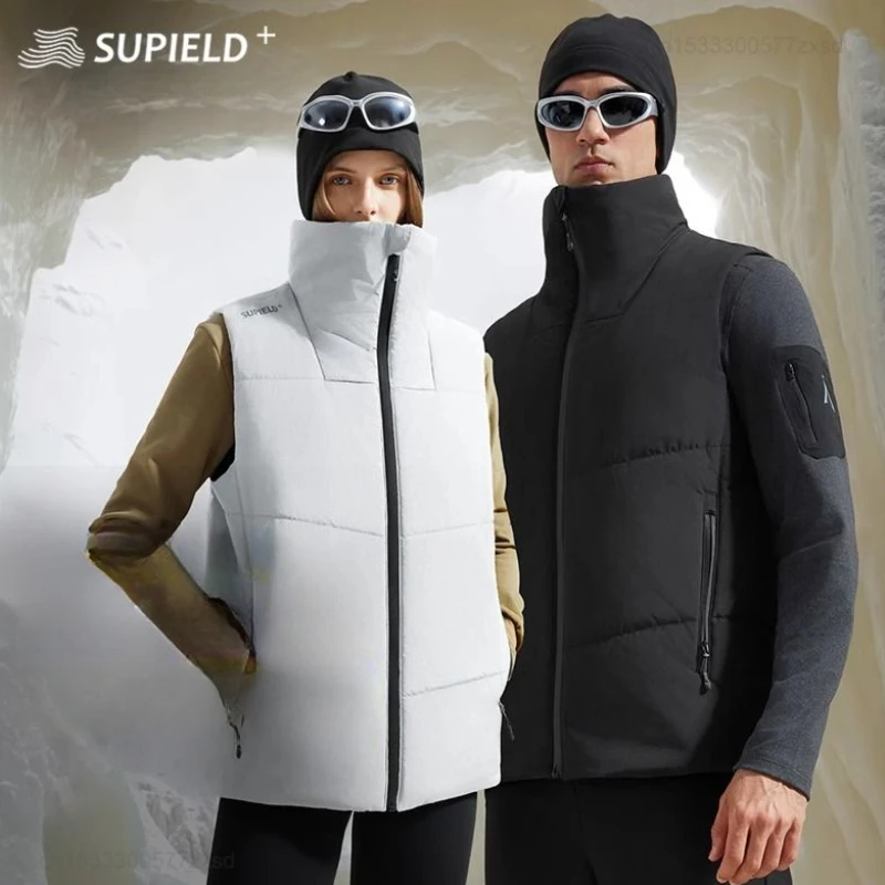Supield Air Chold Cold Proof bundy zimné a studené odolné voči oblečeniu stojan na golier bavlnené vesty nosené mimo dôkazov z dažďovej búrky