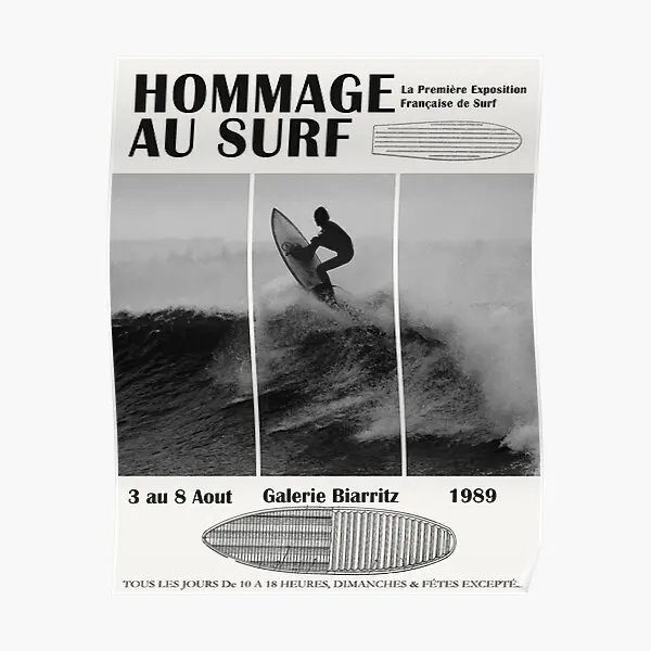 Surfovacia výstava Biarritz plagát tlači výzdoba dekorácia moderná vtipná domáca maľba nástenná miestnosť vintage obrázok