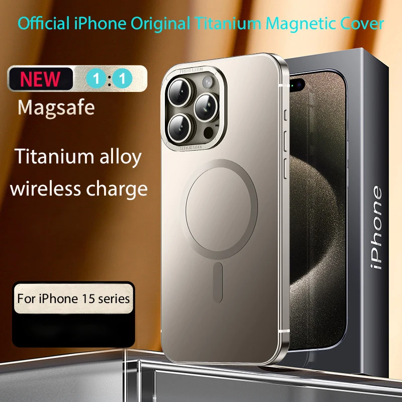 Surové titánové puzdro pre iPhone 16 15 Pro Max