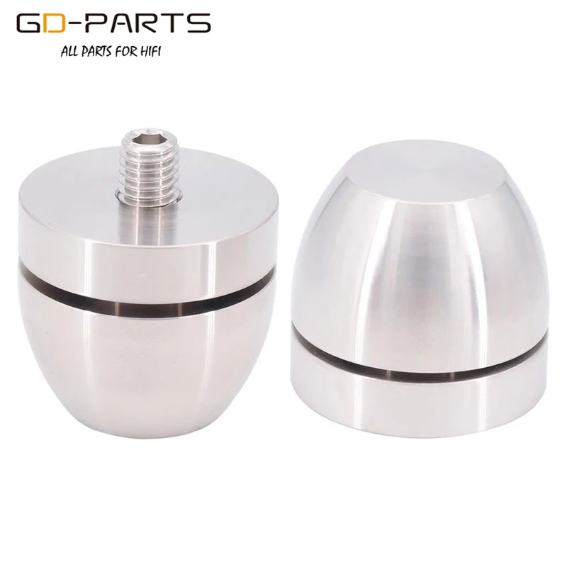 SUS-304 Nerezová oceľ Amp Loudspeaker Spike Tlače Audio Audio DIY CD Otočná podvozok izolácia Izolácia nôh m4 m8 m8 m10