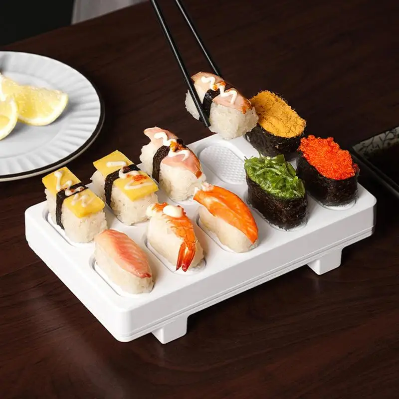 Sushi forma 10-mriežka Musubi DIY výroba formy onigiri japonská kuchyňa kuchynské gadgety pre školský piknikový statok kemping