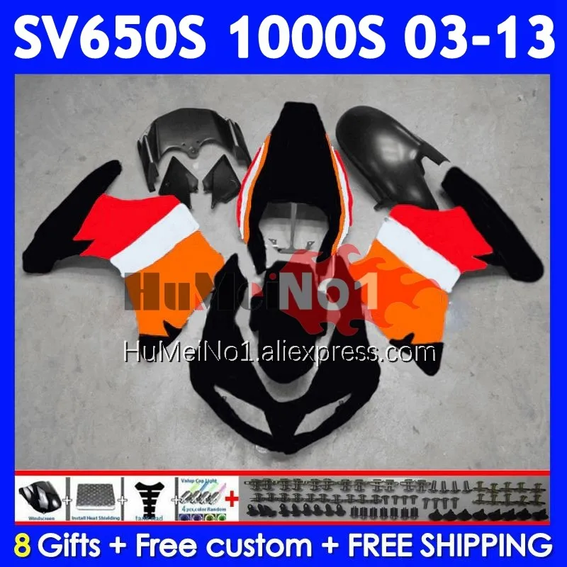 SV1000S pre Suzuki SV650S Red Orange SV650 SV1000 S 111NO.132 SV 650S 1000S 03 04 05 06 07 08 2009 2010 2010 2012 2012 2013