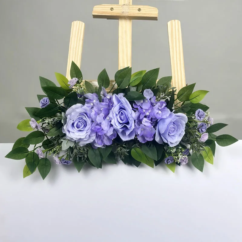 Svadobný oblúk kvety Purple ružová dekorácia zelená rastlina kvetinové usporiadanie svadobné stoličky Vítané karty stolové dvere stena dekorácia