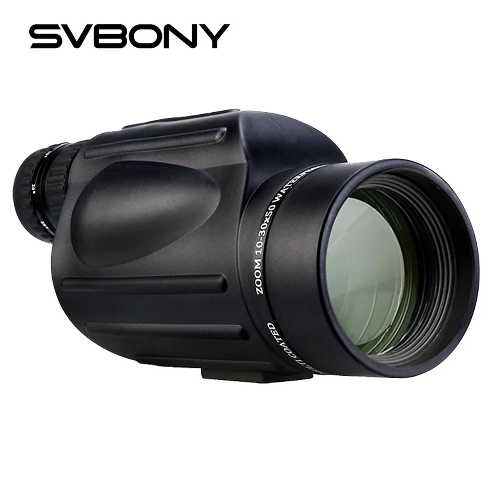 Svbony Monokulars SV49 13x50 /10-30x50 Telescope Profesionálny výkonný spyglass pre turistické kempingové darčeky pre tínedžerov