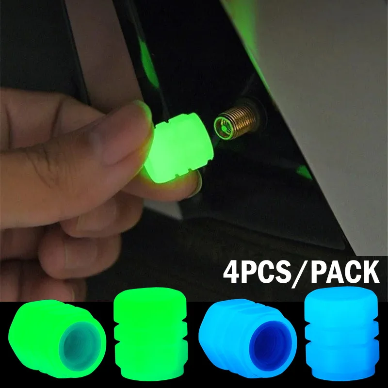 Svetelné kryty ventilov Fluorescenčné nočné žiariace pre Mitsubishi ASX Outlander Lancer Colt Evolution PAJERO Eclipse Grandis
