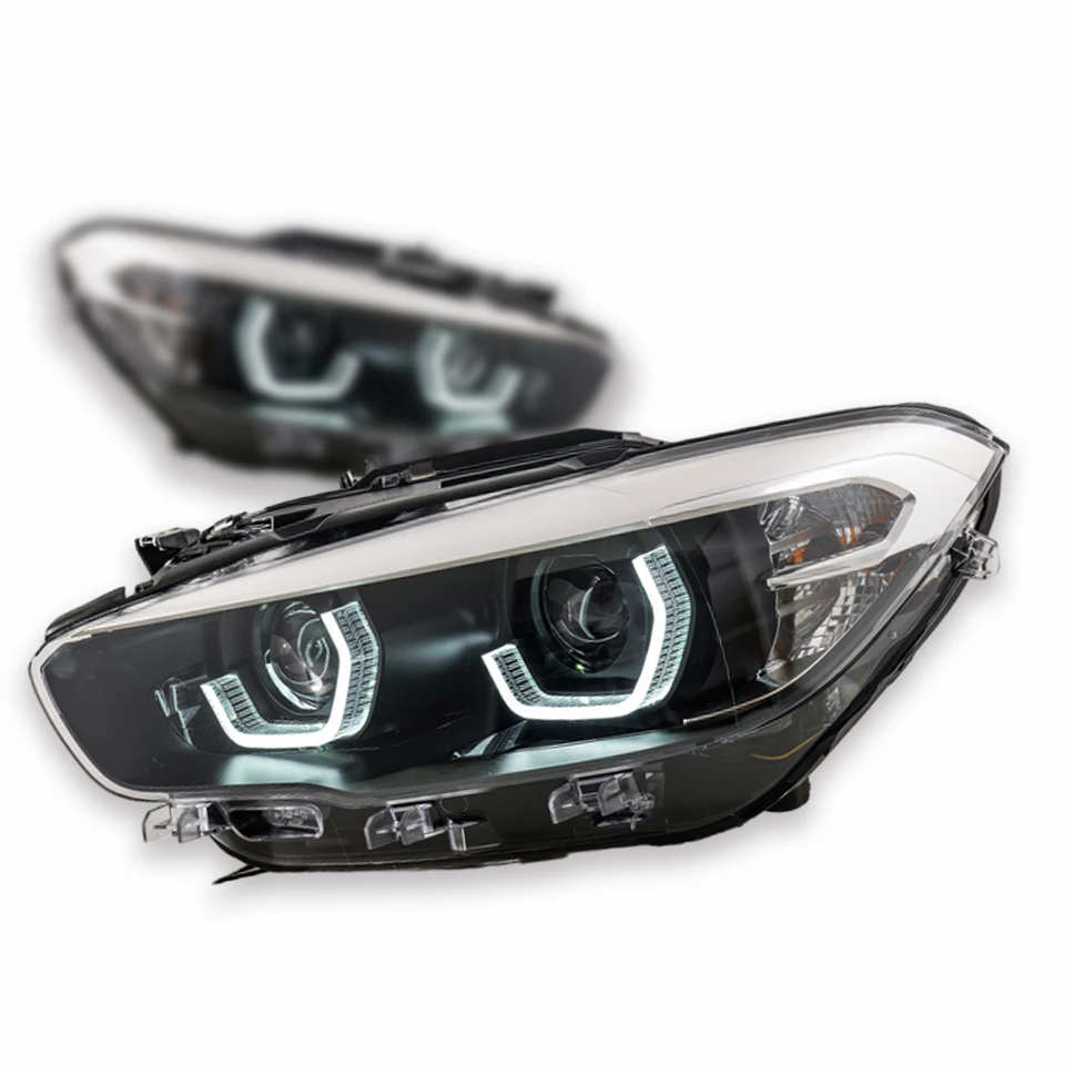 Svetlom auta pre BMW 1 Series F20 2015-2018 116i 118i Upgrade upravené na novú zostavu LED diódy Dynamic Signal Signal LED