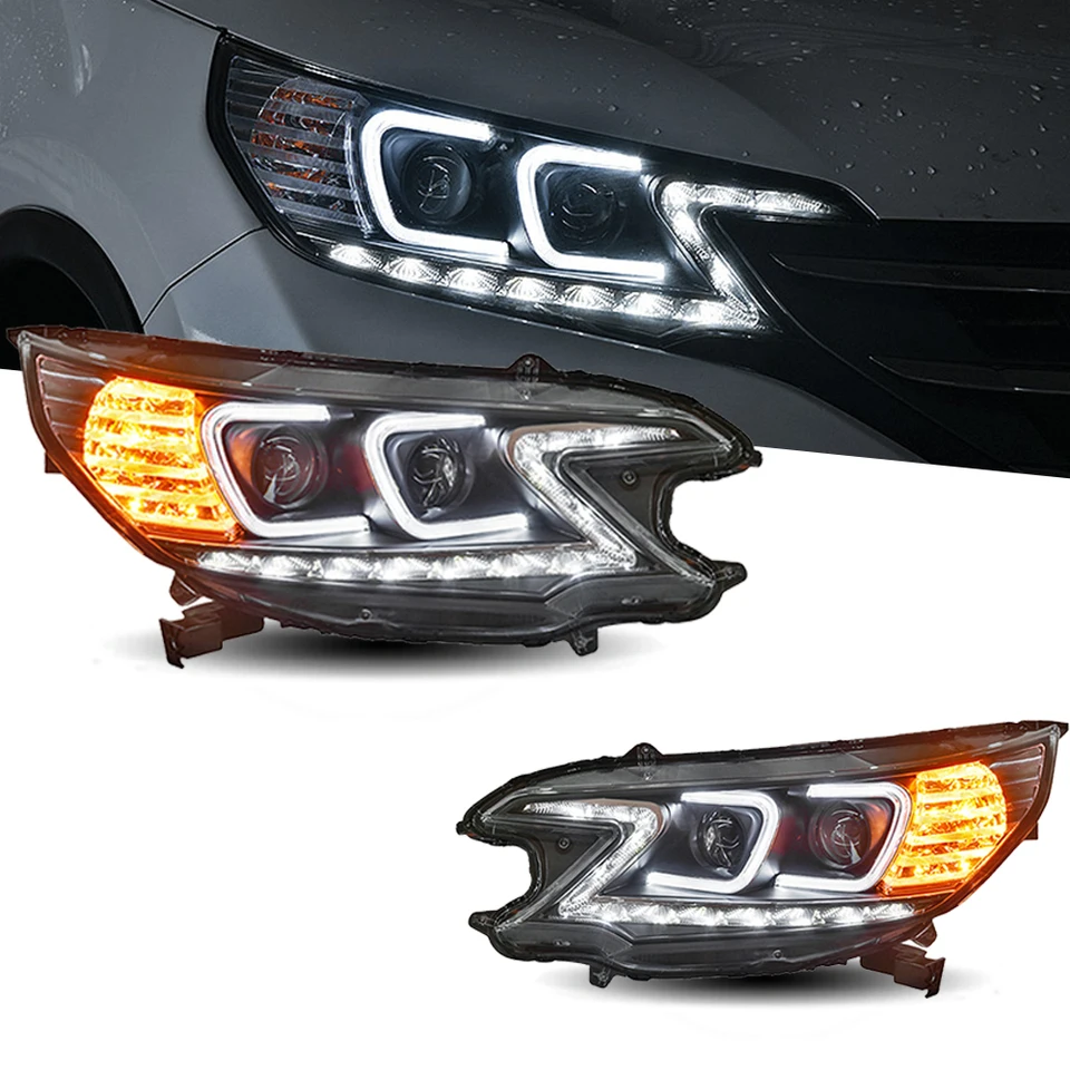 Svetlomet pre Honda CRV CR-V LED svetlomety 2012-2014 STYLING STYLING SIGNOR DRL SIGNOR PROJECTOR Automobilové doplnky