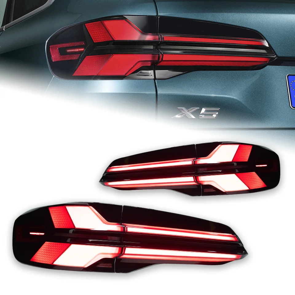 Svetlá auta AKD pre BMW X5 G05 LED TACK LIGHT 2018-2022 G05 Zadná žiarovka DRL Turn Signal Revers Automotive Accessories