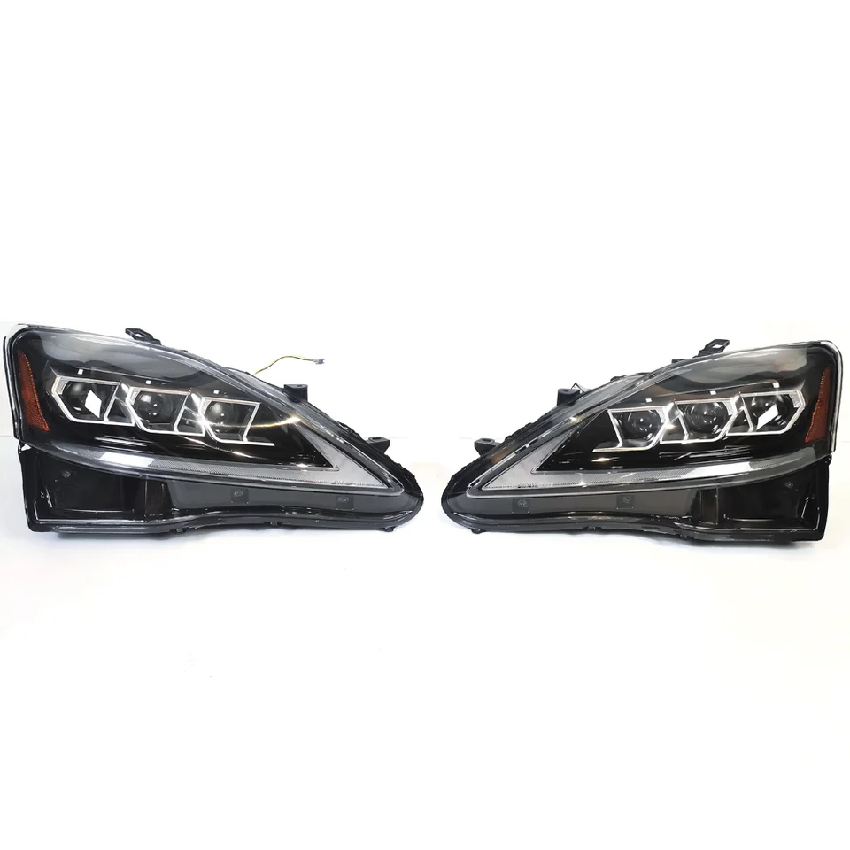 Svetlá auta LED svetlomety Lexus IS250 2006 2007 2008 2009 2010 2012 2012 2012 pre IS250 Facelift 3 LED svetlomety