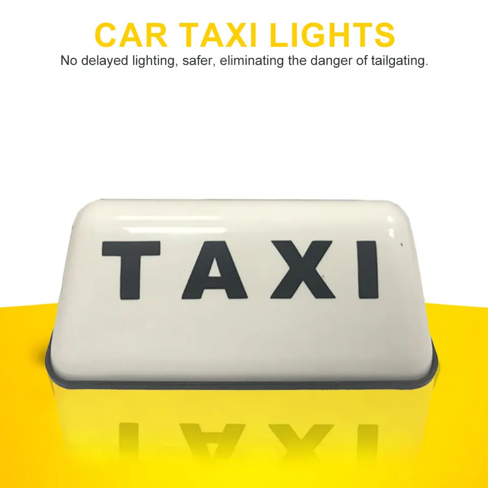Svetlá taxíky LED LED DEOBORKE GLEZ DEOBORT AUTO DOME DOME LIVETY TAXI Lights Taxi-COB Taxi svetlo s meničom nabíjačkou automobilov DC12V