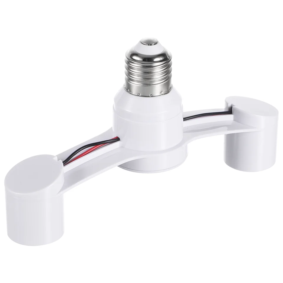 Svetlá štiepka Light Double Heads Light Socket Branch LED žiarovka pre LED žiarovka