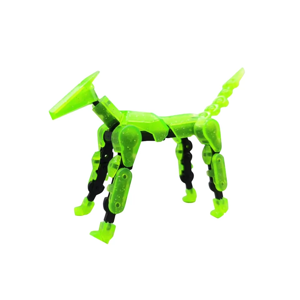Svetlý pes 13 kĺbov pohyblivé 3D tlačené psie hračky figuríny DIY DIY DIY CELÉ TELO ZHRNUTIE SUMINISTROS NAVIDEñOS Vianočné výzdoba 크리스마스