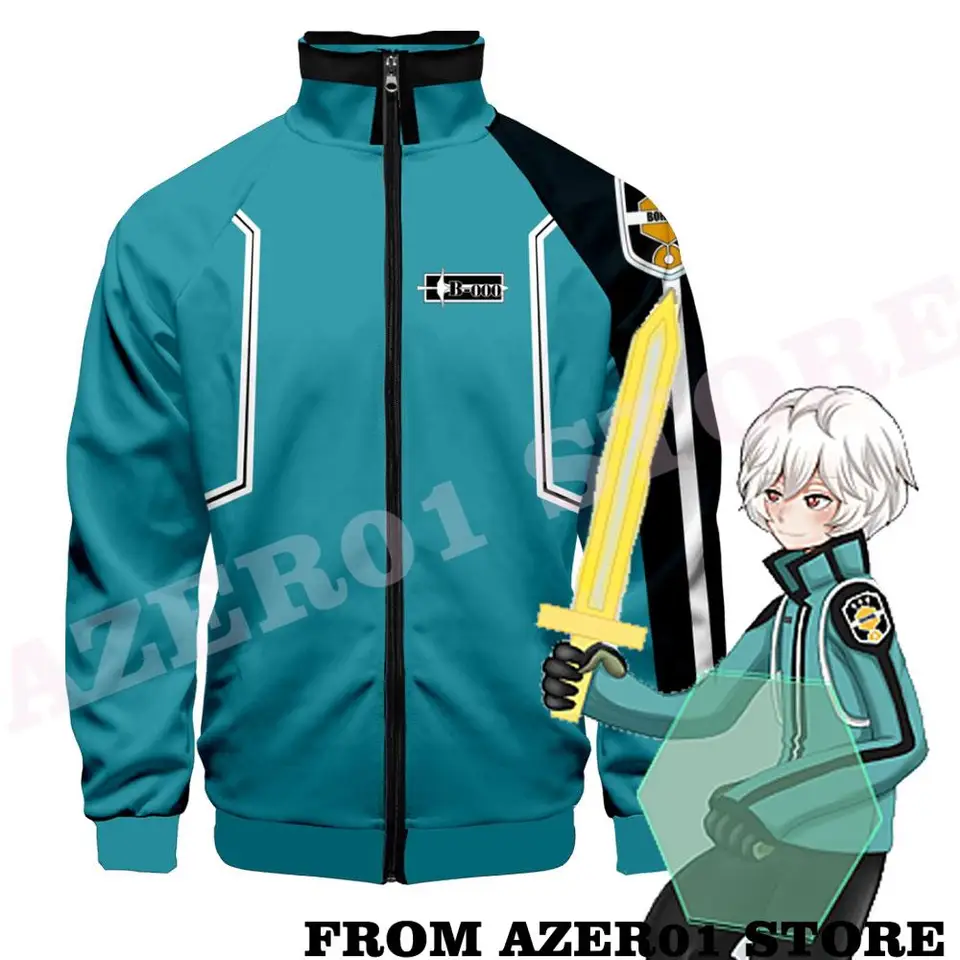 Svetový spúšťač Kuga Yuma Osamu Mikumo Cosplay Merch Zipper Coat Winter Adesie Men/Women Streetwear Zipper Hoodies