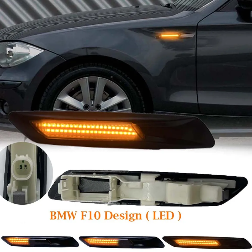Svietidlá LED markerové svetlá LED Fender BMW F11 Flowing Signal Lamp pre BMW 535I F10 528I 528IX 535IX 550I 550ix 2011-2016 2017 2017